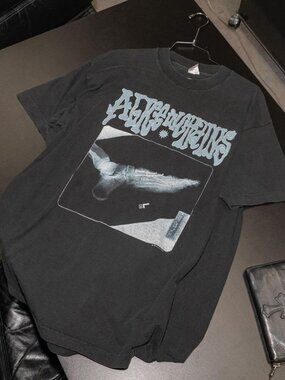 Black Double-Sided Graphic T-Shirt Alice in Chains vintage “X-ray broken foot”